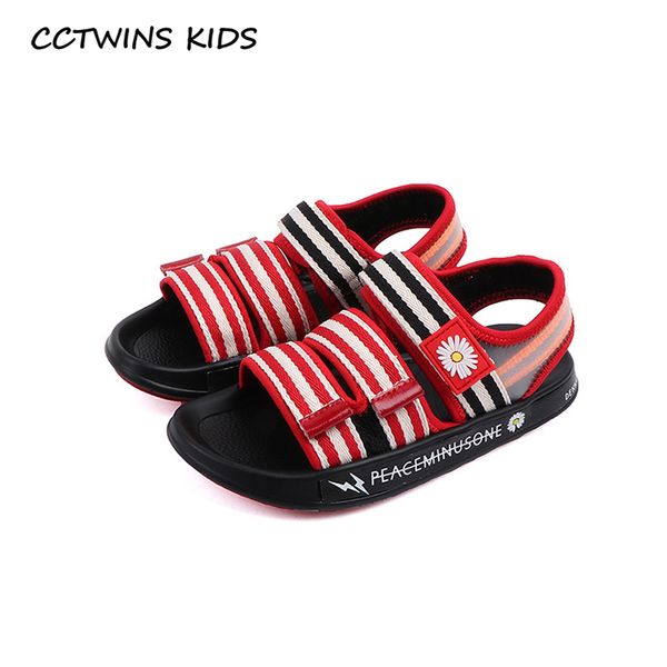 

cctwins детская обувь 2020 лето baby boys бренд пляжные сандалии девушки мода черная обувь малыш повседневная мягкая плоская детская bs436 t, Black;red