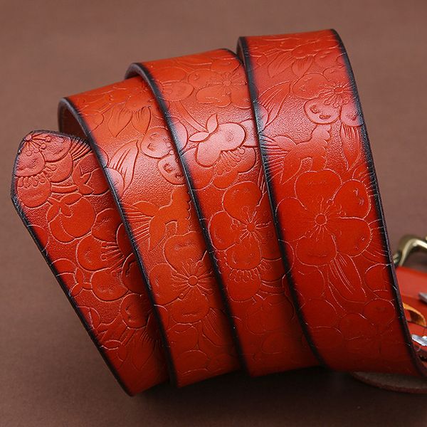 

dwts] мода женщин кожаные ремни широкий vintage цветочные резные воловьей ремень для женщин ремни cummerbunds ceinture роковых, Black;brown