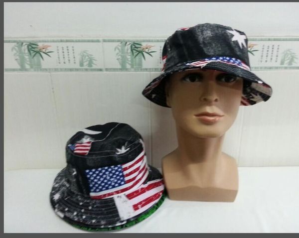 

2020 fisherman hats foldable bucket hat sandy beach letter summer hats large edge maple leaf snapback sports caps popular training men women, Black;white