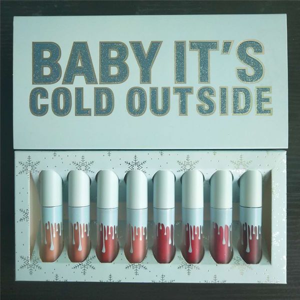 

Lip makeup chri tma edition baby it 039 cold out ide 8pc et lipglo 8 color lip glo liquid lip tick hipping
