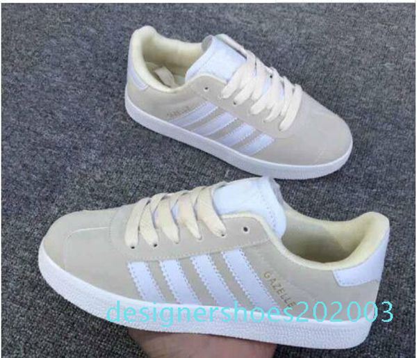 

r1 2019 unisex газель классический повседневный плоский замша кроссовки открытый lightweight мужчины женщины zapatillas walking походные бот, Black