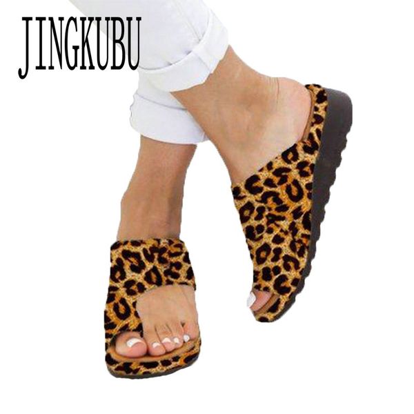 

jingkubu 2019 new shoes woman fashion flats slippers wedges open toe ankle beach shoes roman slippers sandals zapatos de mujer, Black