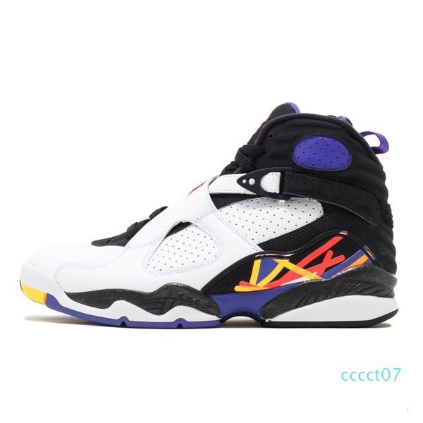 

wholesale 8 8s basketball shoes mens trainers aqua white black chrome playoff men athletic sports sneakers outdoors size 8-13 ct7