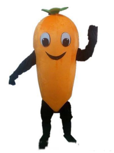 

2019 factory carrot mascot costume for to wear for sale for party, Red;yellow