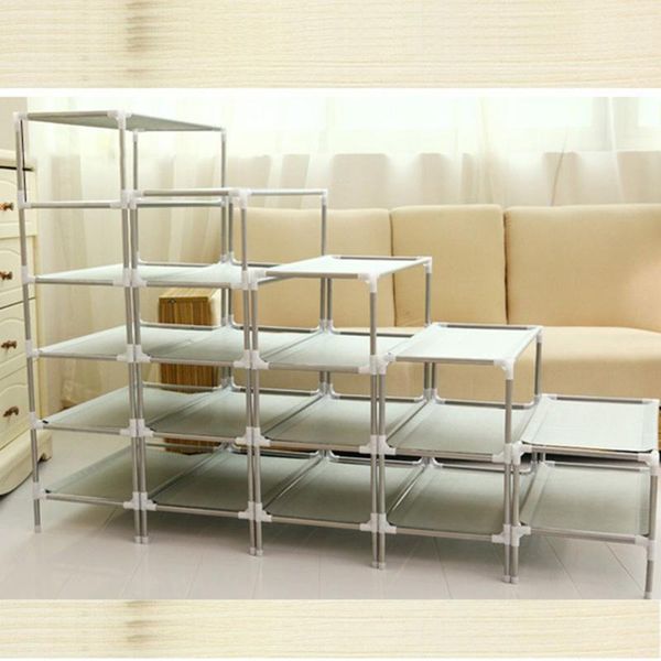 

простая многослойная обувь стойки нетканых easy собирают хранение полка галошницу