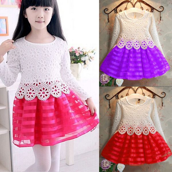 

Cute Baby Girl Set Clothes Summer Child Clothes Girls Leggings Long Sleeve Lace Crochet Princess Party Tulle Tutu Dresses