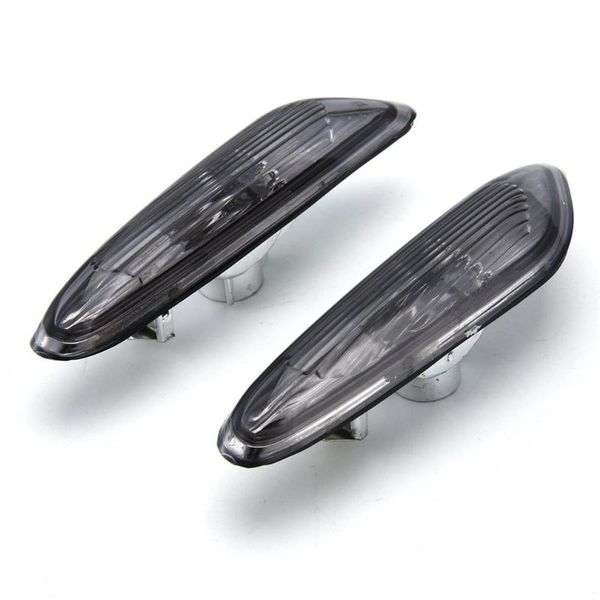 

2pcs left+right side marker turn signal lights smoke/clear for fender side marker light for e90 e91 e92 e93 06-11