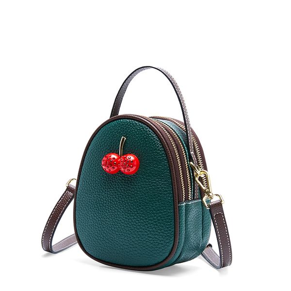 

nesitu new green white black yellow split leather small women messenger bag girl lady phone shoulder bags m1169
