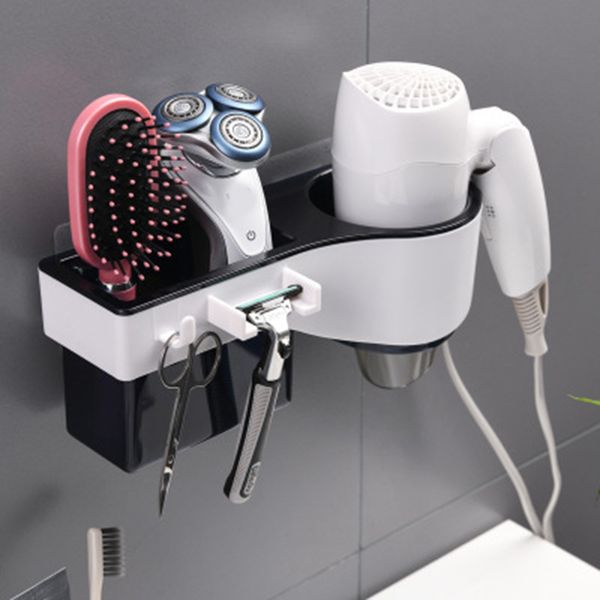 

bathroom wall-mounted racks multi-purpose storage rack with air duct hanger bathroom makeup storage mu8669