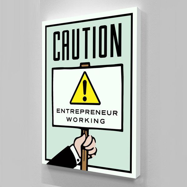 

alec monopoly "caution" home decor handpainted &hd print oil painting on canvas wall art canvas painting office art culture 200516