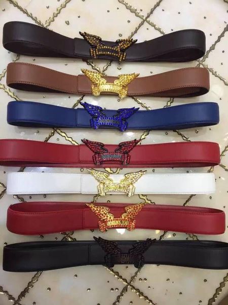 

новые мужские ремни робин поясной ремень натуральная кожа большая пряжка с бриллиантом мужской размер 30-44, Black;brown