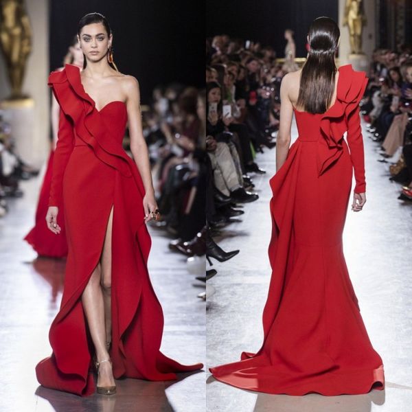 

кѬанй elie saab 2019 пли елева Ѭђалка вееѬние пла обоѬками  длиннм Ѭђкавом, Black;red