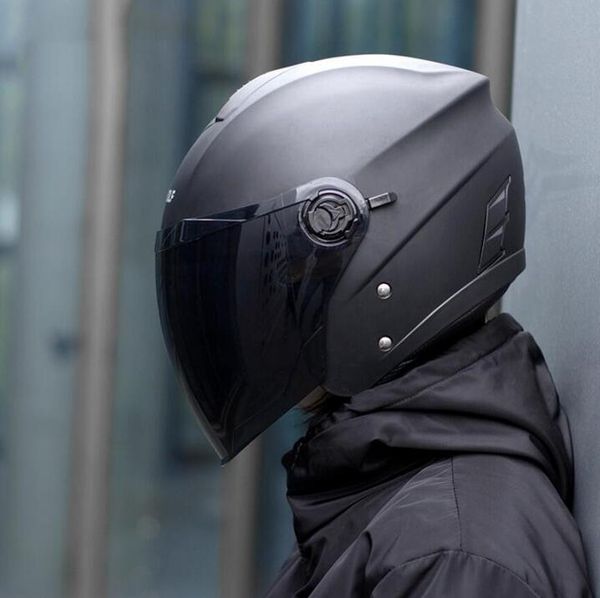 

motorcycle electric cycling helmet four seasons off-road windproof double lens half helmet motorcycle rider gear