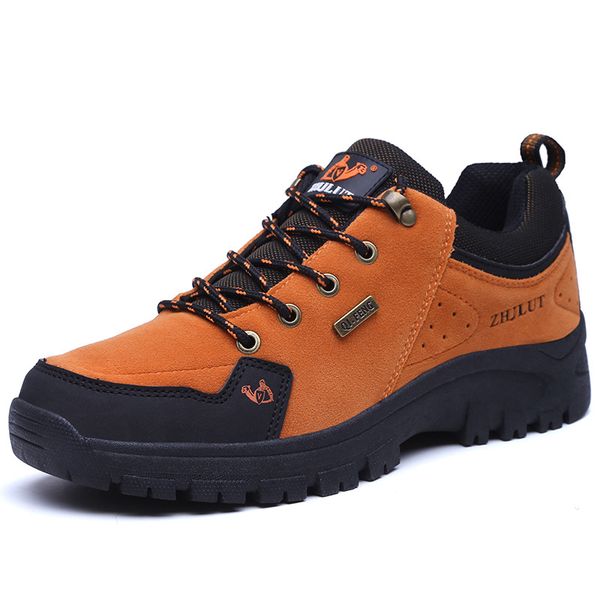 

2019 new couple outdoor shoes soft bottom non-slip casual hiking shoes thickening warm low to help trekking wear-resistant