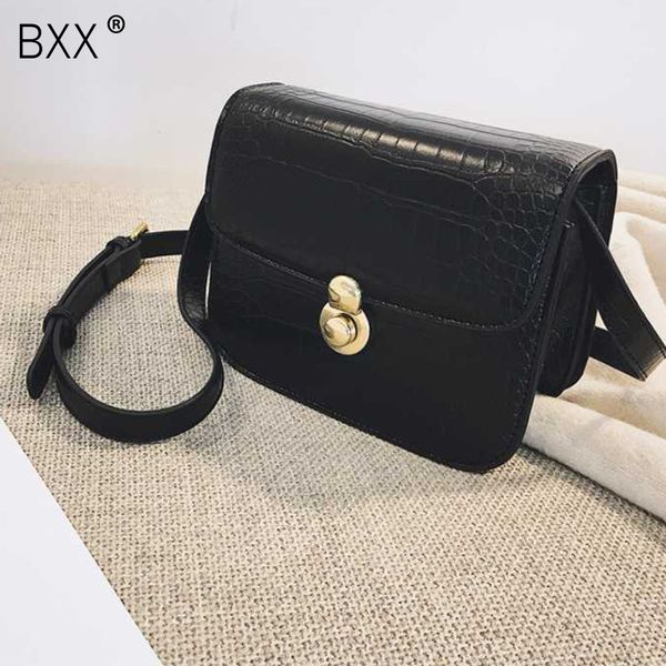 

bxx] women's single shoulder crossbody bag all-match flap 2020 crocodile grain package female bags hg716