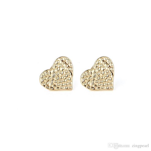 

custom card cross heart earrings alloy exquisite gold silver colors stud earrings women's charming jewelry gifts for girls, Golden;silver