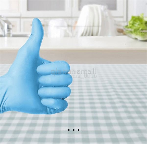 

gloves class a black disposable household cleaning washing gloves nitrile nail 100pcs art tattoo static gloves