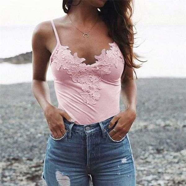 

женщины без рукавов strappy кружева v шеи топы vest cami slim fit верхней одежды -2xl, White