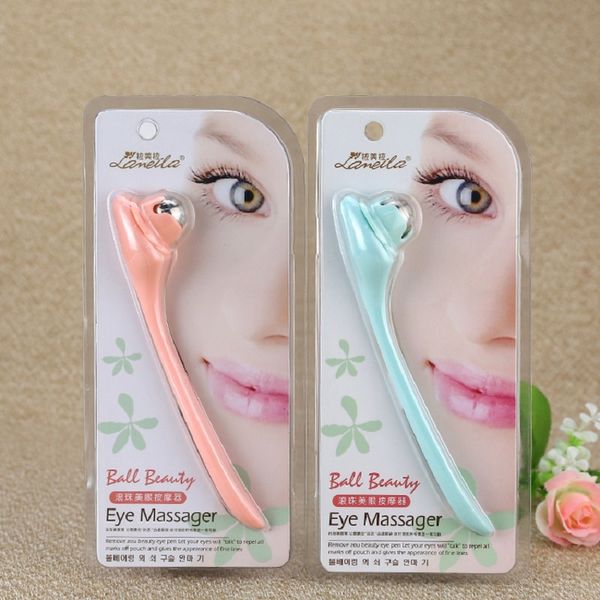 

2pcs/lot face care eyes massager rollerball dispel eye bags dark circles wrinkles eye massage instrument
