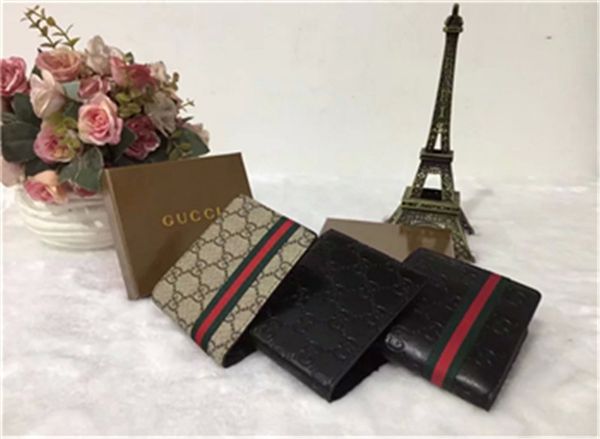 

designer wallets small wallet female short retro fold change wallet mini womens bags factory price 016, Red;black