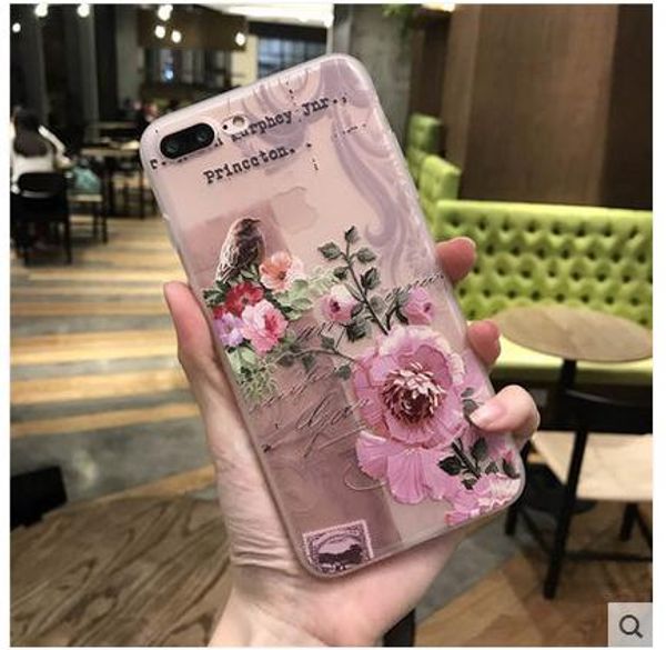 

P03 cell phone cover for iphone 8 plu tpu ca e