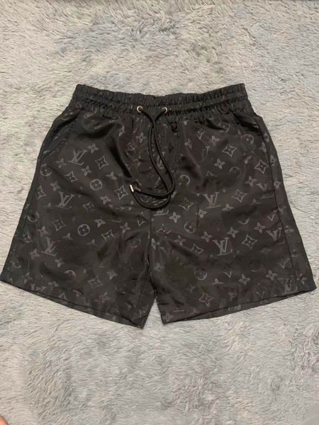 

wholesale summer fashion shorts new design board short quick drying swimwear printing board beach pants men mens swim shorts, Black