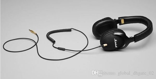 

great headphones marshall monitor rock retro wired headset easy to carry folding noise canceling headphones toy quality