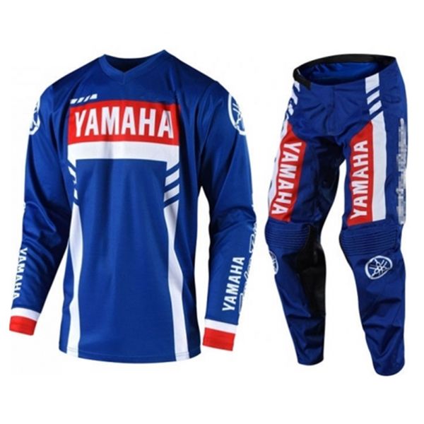 

2019 Latest for yamaha/Husqvarna Husky Style Motocross Jersey + Pants Combos ATV BMX DH MX Moto Suit Dirt Bike Combo Set J