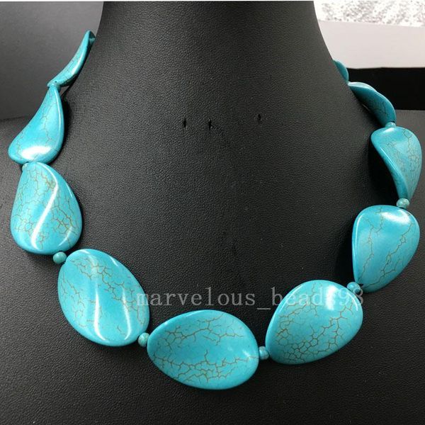 

beautiful jewelry howlite howlite potato chips women men pendant necklace 18.5" g8192, Silver