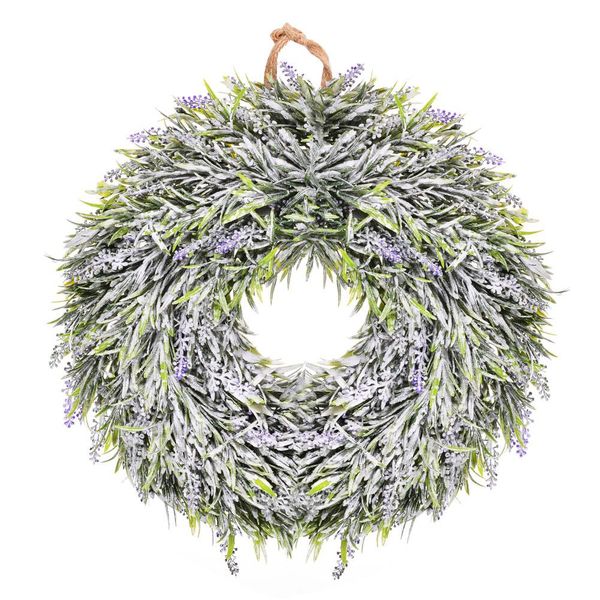 

hobbylane thinkmax door hanging wall window decoration lavender flower wreath easter holiday festive decor