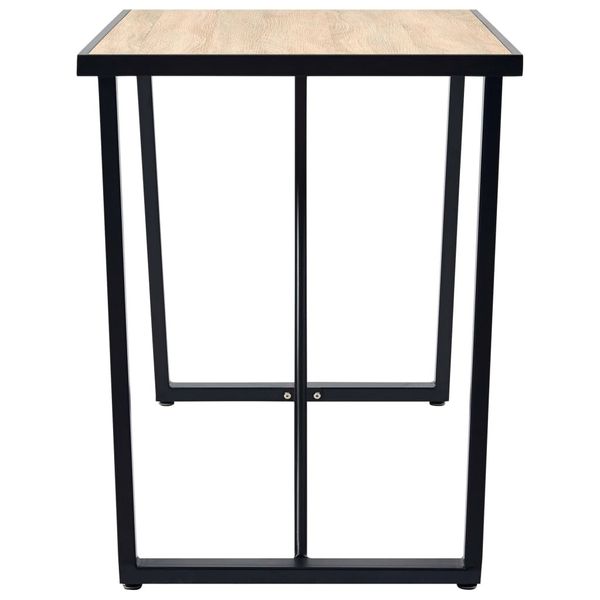 

dining table oak 120x60x75 cm mdf dining room furniture