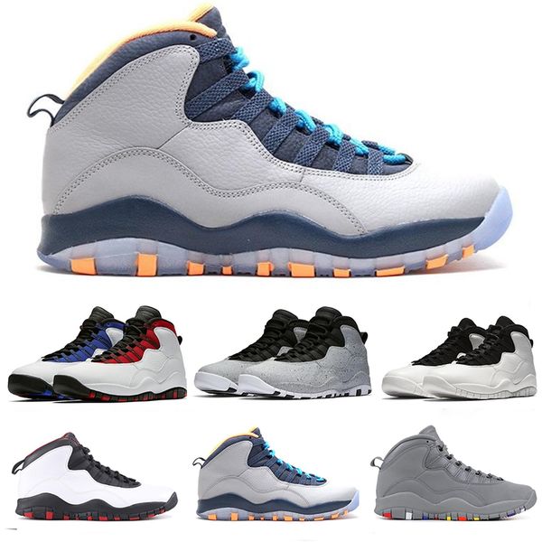 

10 10s Mens Basketball Shoes Desert Camo Westbrook Cement Men Shoes Grey Cool grey iam back Powder blue trainers Sports Sneaker Size 40-47