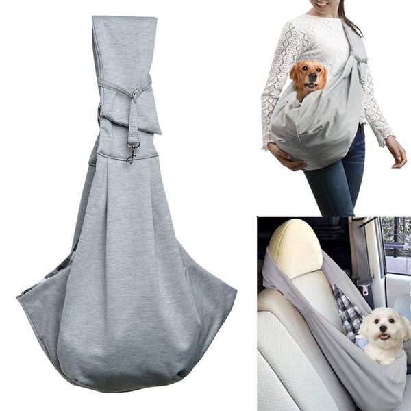 

reversible pet sling carrier bag puppy small dogs cats outdoor travel bag shoulder carry tote handbag