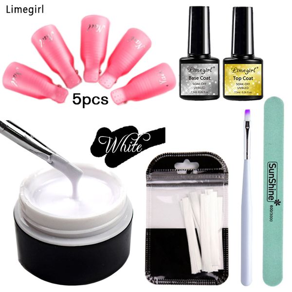 

uv builder quick extension gel nail extend glass fiber for acrylic tips building manicure poly uv gel nail polish for art, Red;pink