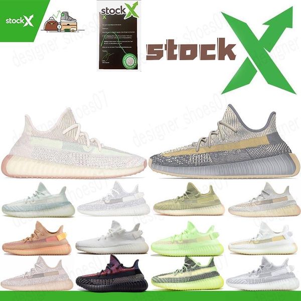 

высокое качество 2020 kanye west льняной шлак tail light кроссовки desert earth sage zyon 3m reflective yecheil мужчины женщины дизайнерская