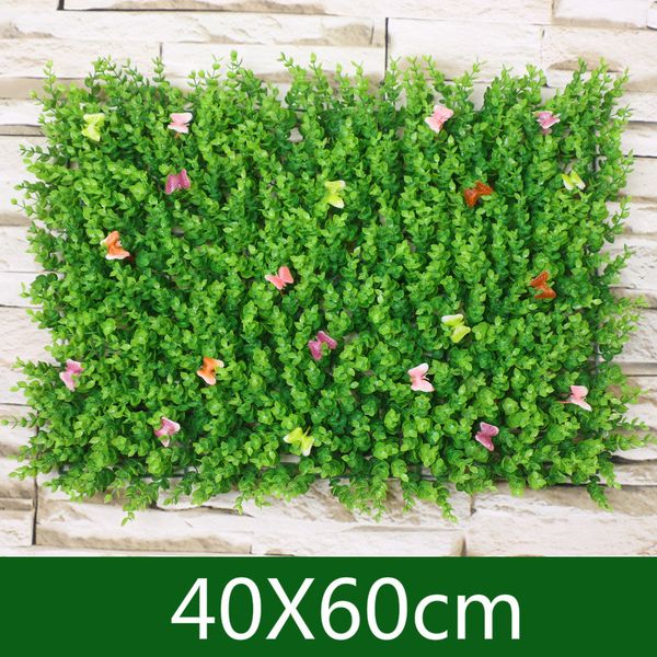 

40x60cm artificial eucalyptus butterfly plants lawn turf simulation grass mat home garden decoration l wedding wall decor