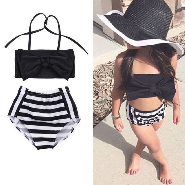 

симпатичные девушки малышей бикини tankini нашивки дети бикини установить купальники купальник для купания детей пляжная двухкусочный девушк