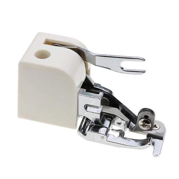 

side cutter overlock sewing machine presser foot feet attachment for all low shank singer janome brother household sewing tools, White;black