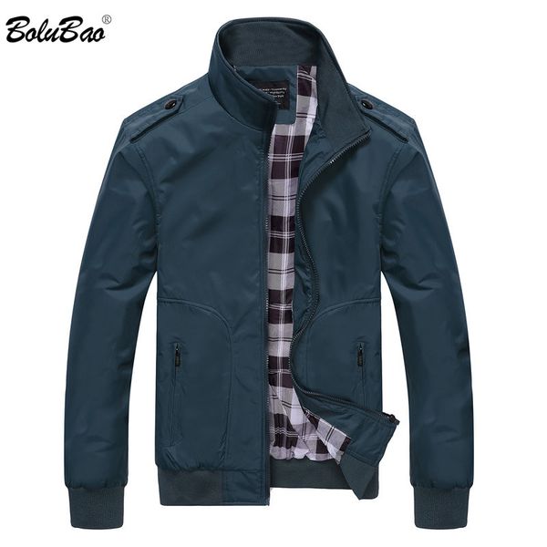 

bolubao brand men jackets autumn male casual solid color jackets coats men's thin solid color casual jacket coat, Black;brown