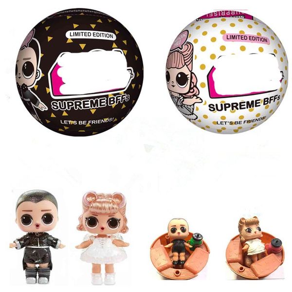 

10см bffs limited edition кукла волшебное яйцо шарика фигурку игрушки детские распаковка куклы девушки смешные одеваются подарок рождественс