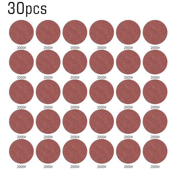 

30 pcs/set 125mm sandpaper sanding papers 1000/1500/2000/ 3000/ 5000/ 7000girt