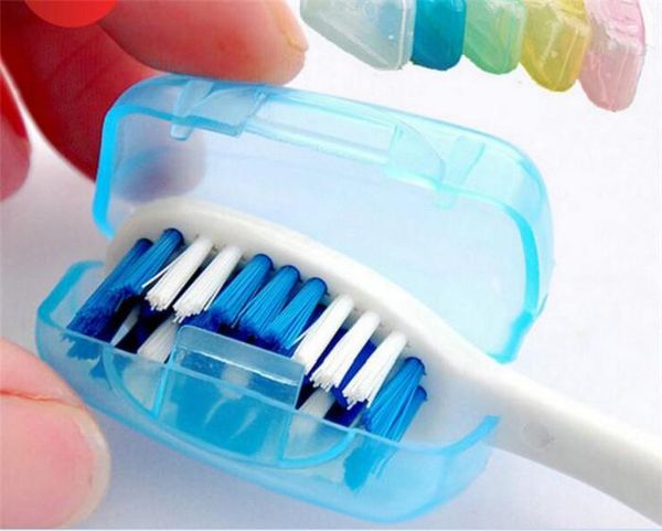 1000set портативный пластиковые зубная щетка головные уборы для путешествий кемпинг дома щетка крышка организатор чехол коробка c161 репроектора