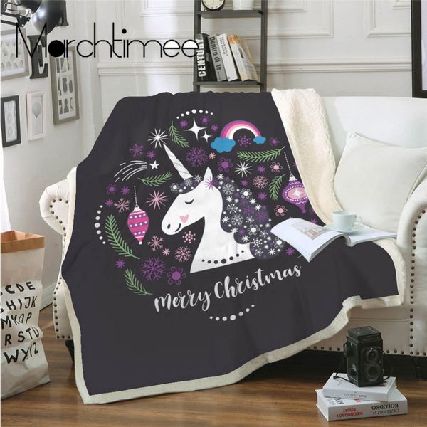

unicorn flannel blanket portable office travel floral coral fleece fabric blanket kids adults bed sofa throws soft rainbow sheet