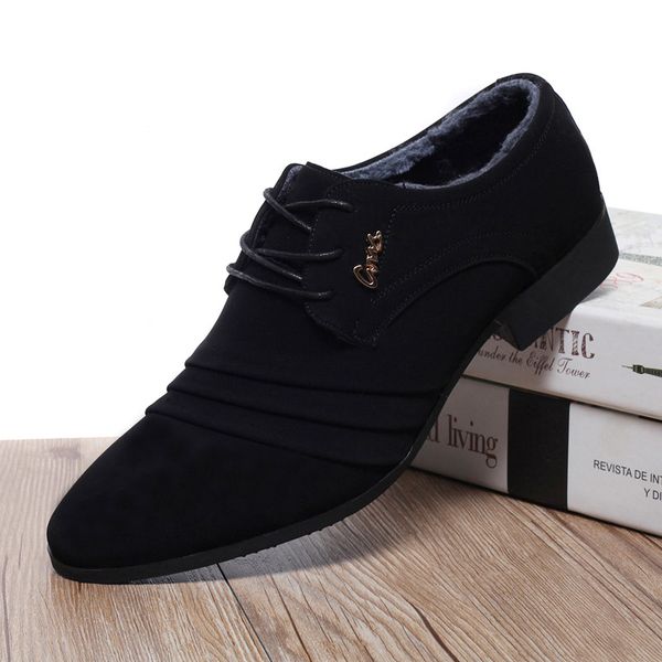 

mens dress shoes wedding oxford shoes for men shoes formal zapatos hombre mocassim masculino zapatillas hombre casual man, Black