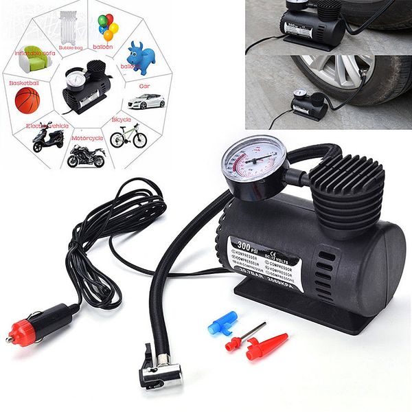 

car inflatable pump electric tire pressure monitor compressor portable psi 12v pumping air tires electric tire inflator pump