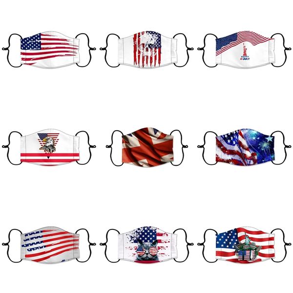 

women fashion er 4 layers folding washable designer face mask reusable dust mouth particulate protective cotton face ma #6161