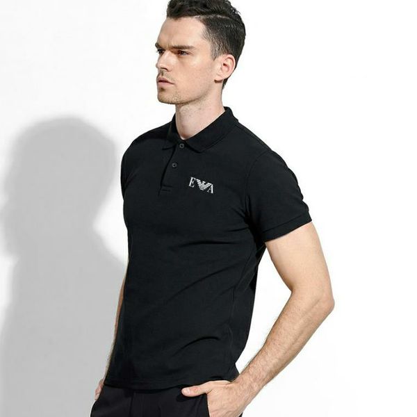 

Модный досуг рубашка поло Милан Марка Дизайн мужской дизайнер хлопок рубашка пол
