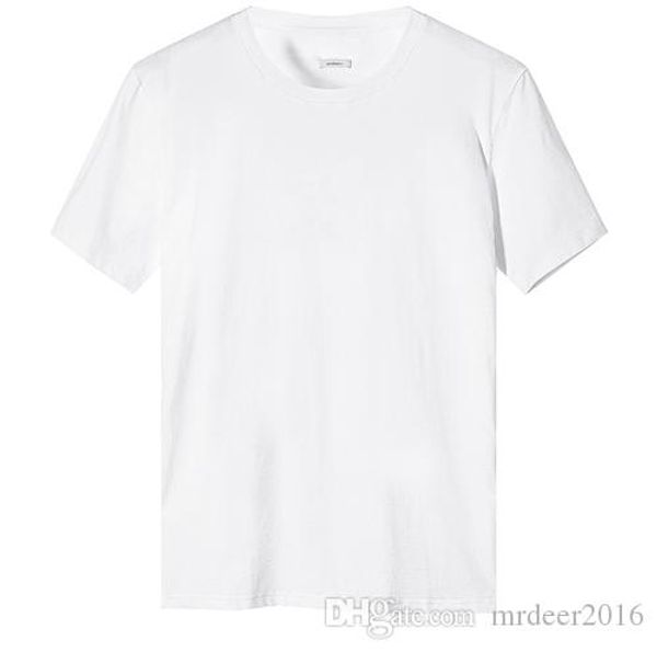 

2017 белая футболка с коротким рукавом, White;black