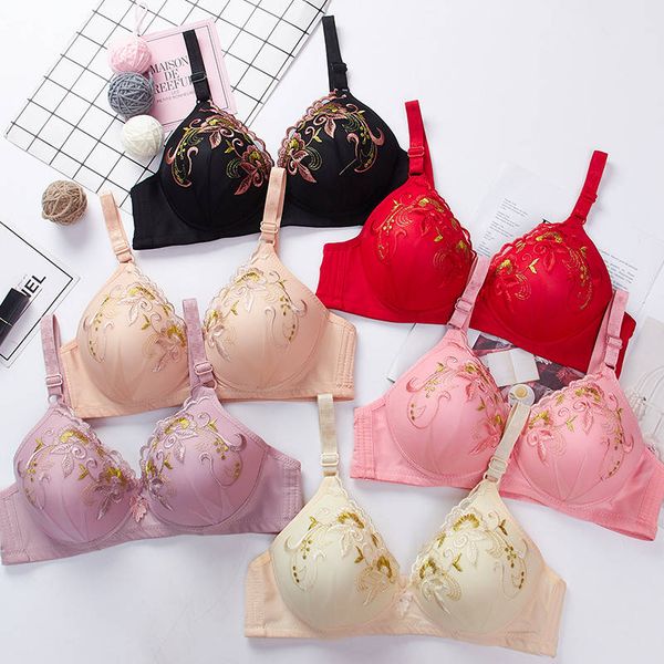 

B C Cup Wire Free Bra For Women Ladies 2019 Breathable Sexy Underwear Underwear Wireless Bralette Wire Free Brassiere