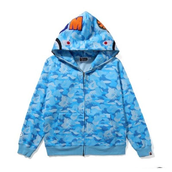

19ss new winter ape sweatershirt with logo box men's thin camouflage casual wear casual hooded jacket for teenagers fear of god sale, Black;red